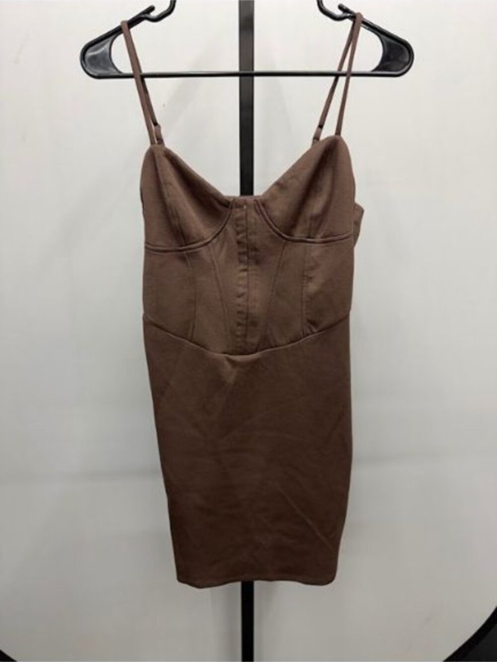 Wild Fable Brown Corset Bodycon Mini Dress